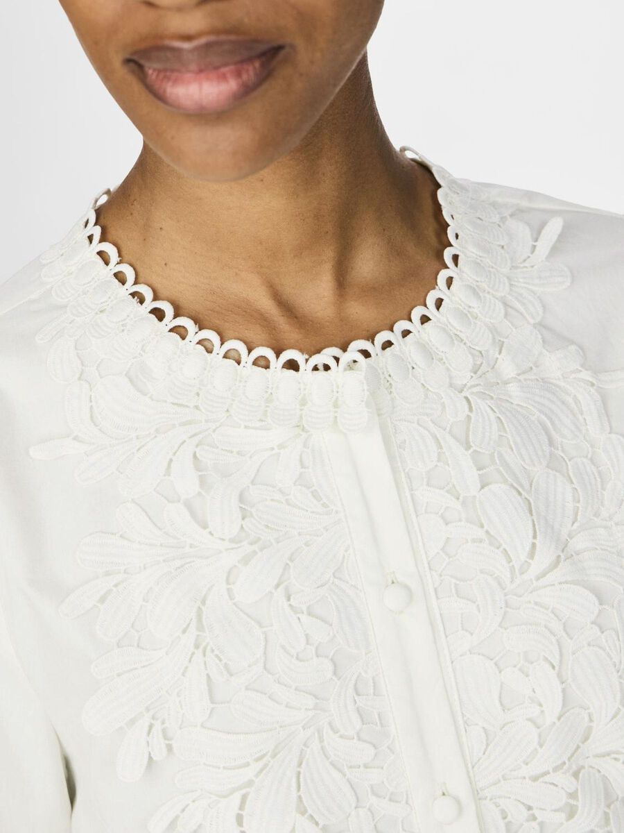 Yassemira Ls Shirt S. - Star White