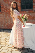Nordalill Flower Maxiklänning - Rosa Blommig