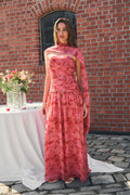 Dagmar Flowy Bandeau Klänning - Rosa