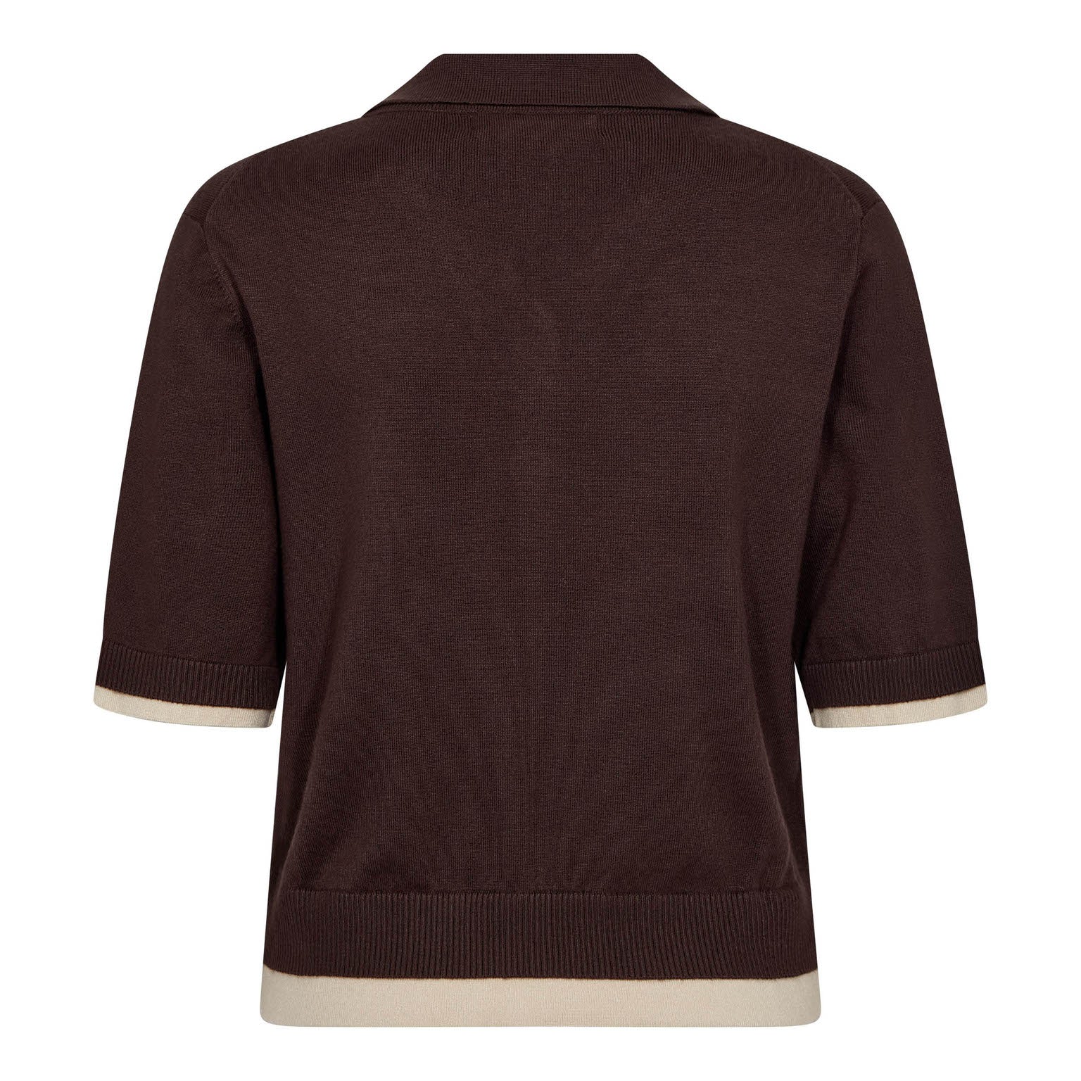 Luecc Crop Cardigan - Mörkbrun
