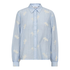 Ameliacc Emb Shirt - Pale Blue