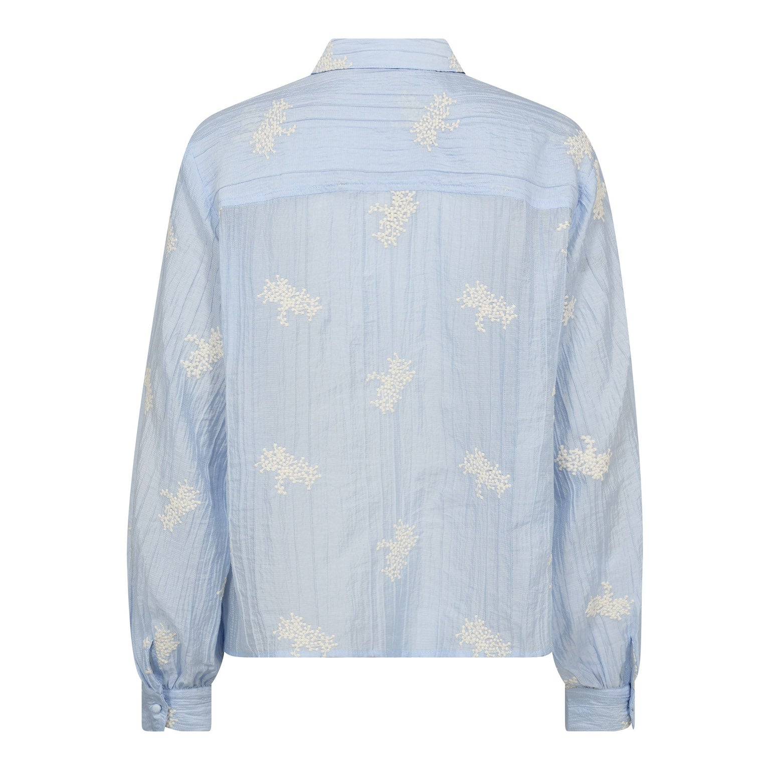 Ameliacc Emb Skjorta - Pale Blue