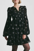 Georgette Mini Dress - Flower Field