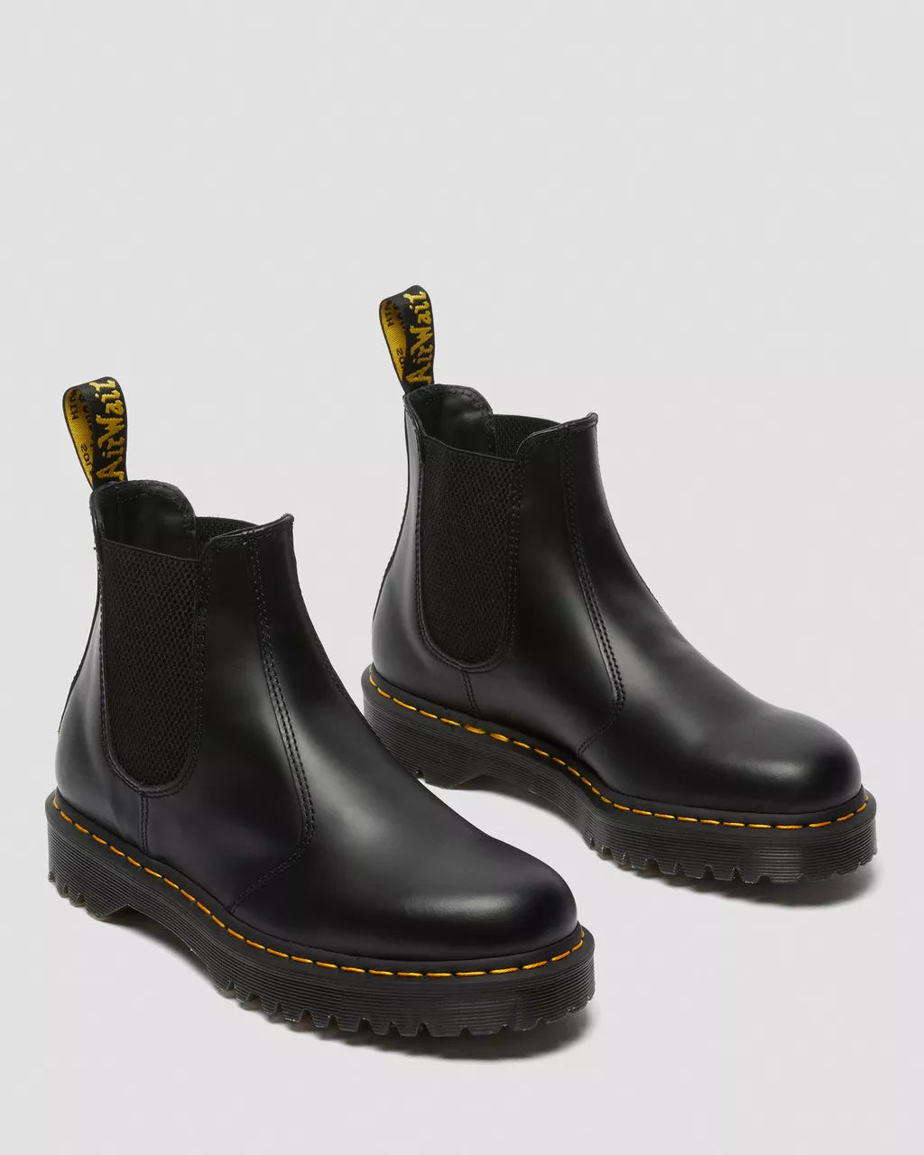 2976 Bex Smooth Leather Chelsea Boots - Black Smooth