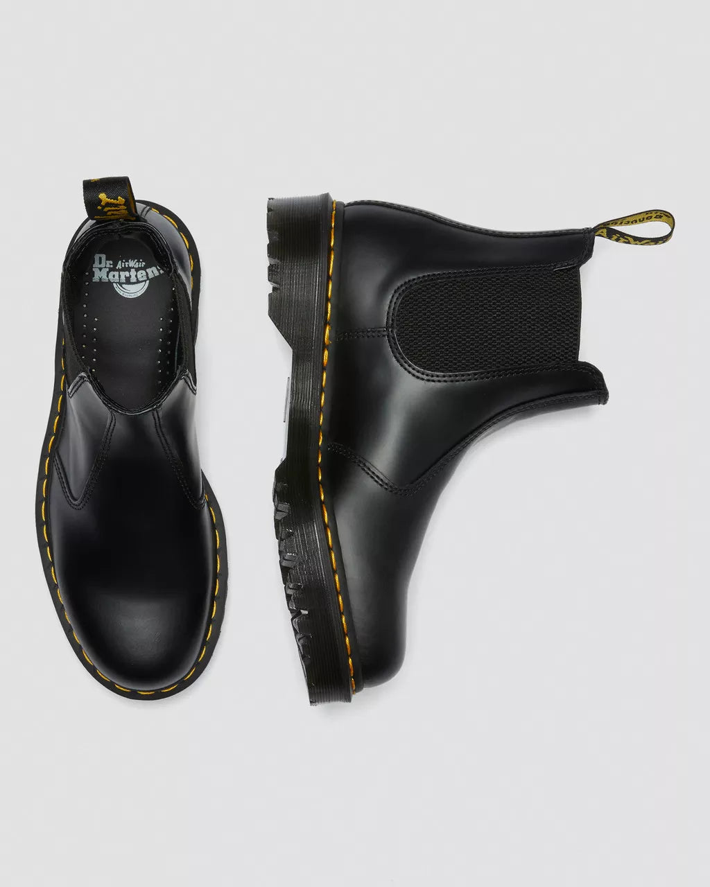 2976 Bex Smooth Leather Chelsea Boots - Black Smooth