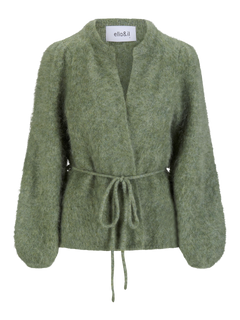 Fredrikke Chunky Cardigan - Sage Green