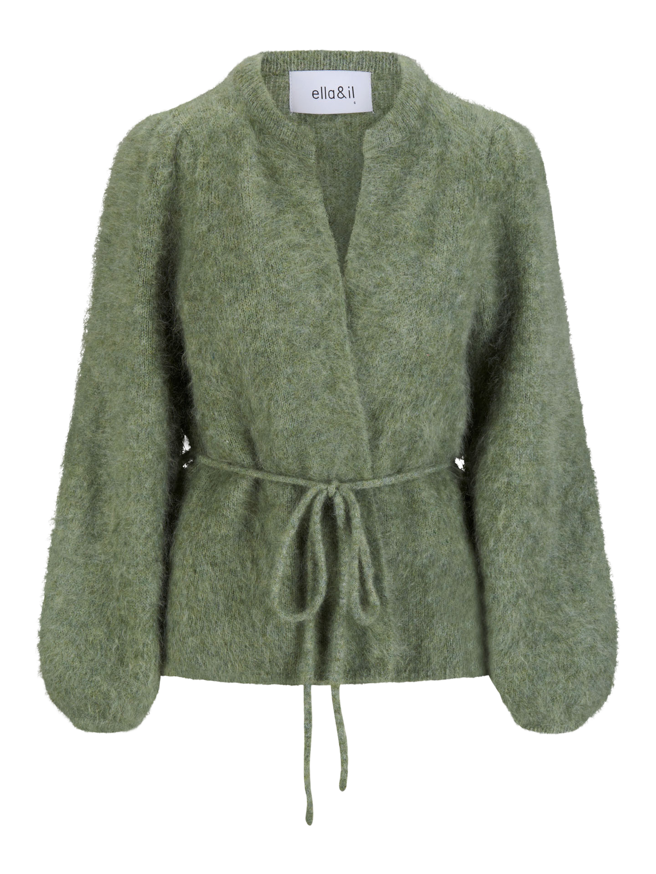 Fredrikke Chunky Cardigan - Sage Green