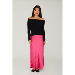Carry Sateen Skirt - Pink