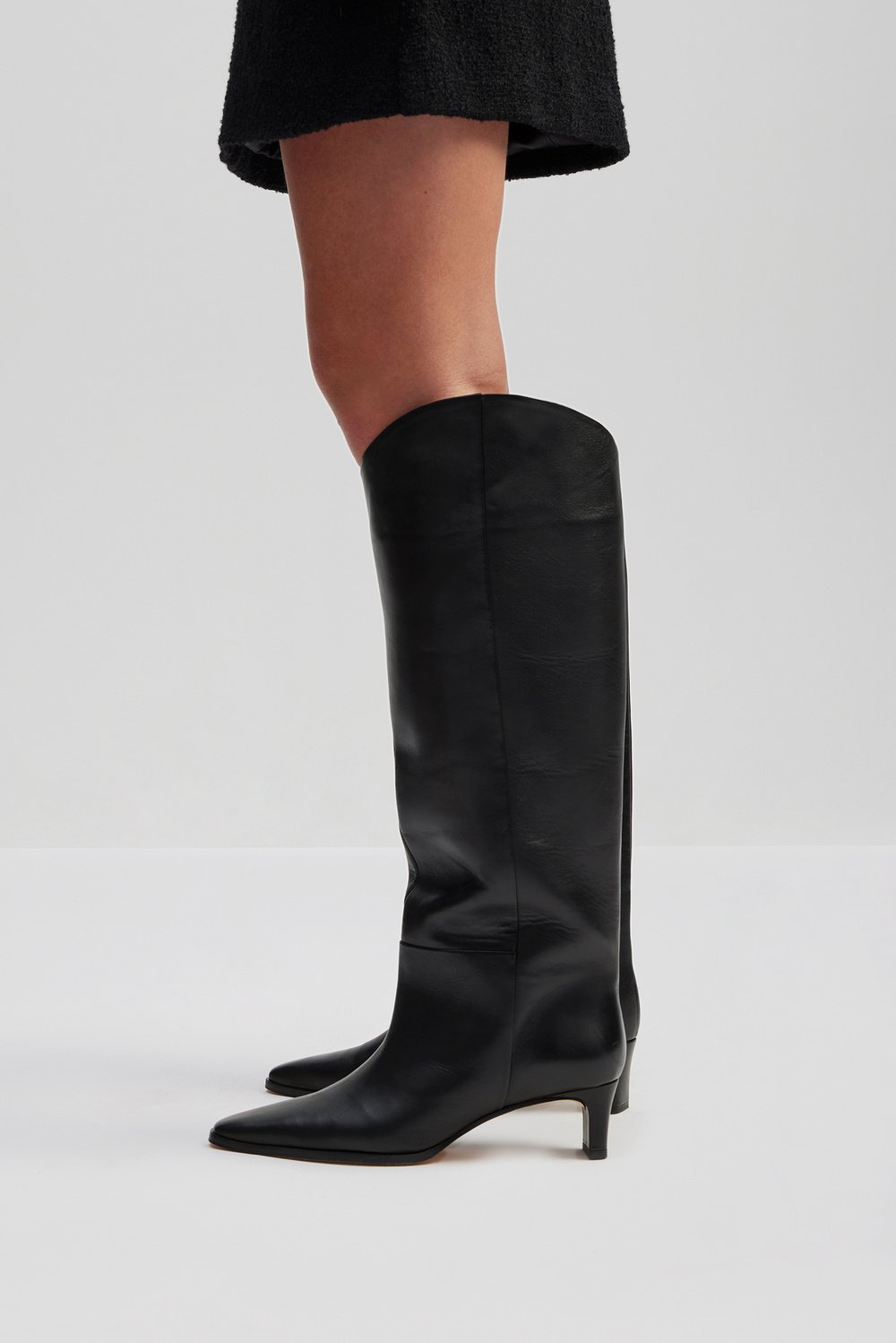 Esme High Knee Boots - Svart