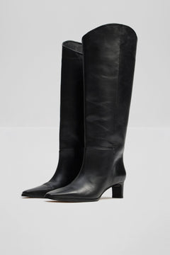 Esme High Knee Boots - Black