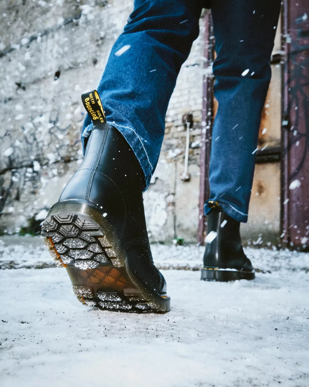 1460Dm'S Wintergrip Blizzard Wp Leather Ankle Boots - Black