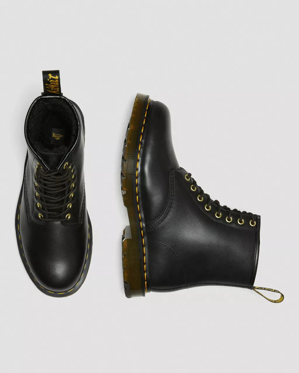 1460Dm'S Wintergrip Blizzard Wp Leather Ankle Boots - Black