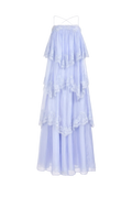 Ophelia Lace Gown - French Blue