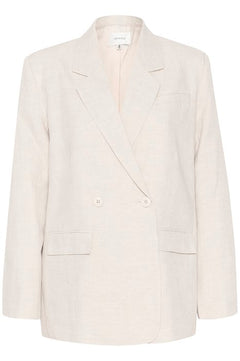 LizaGZ Linen Blazer - Tammy Light Sand