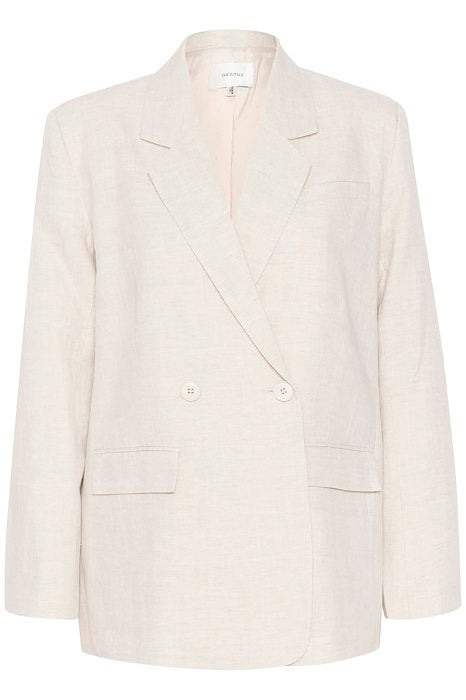 LizaGZ Linen Blazer - Tammy Light Sand