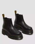 Audrick Nappa Leather Platform Chelsea Boots - Black Nappa