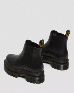 Audrick Nappa Leather Platform Chelsea Boots - Black Nappa
