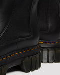 Audrick Nappa Leather Platform Chelsea Boots - Black Nappa