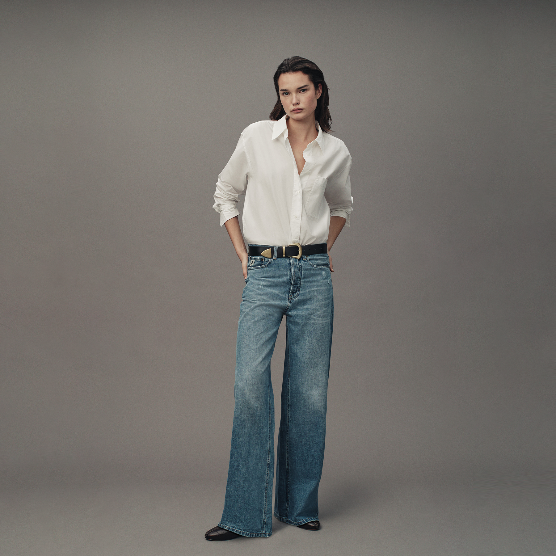 Lois Jeans Skater Loose - Miller Pale