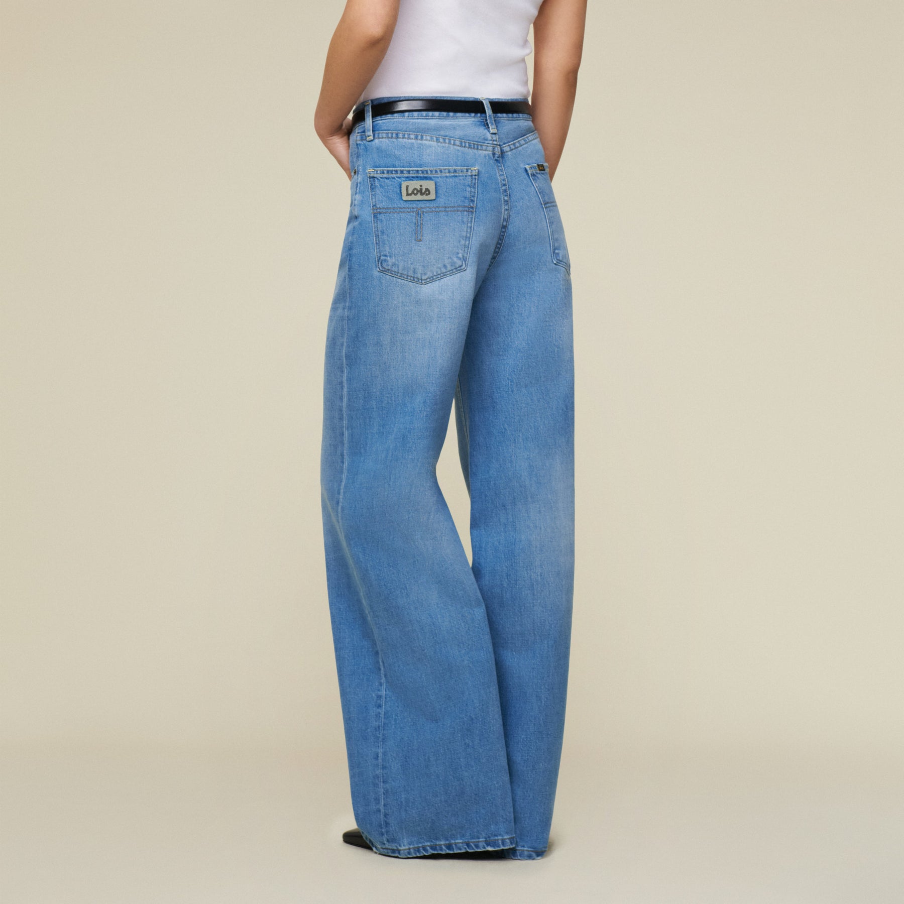 Lois Jeans Skater Loose - Miller Pale