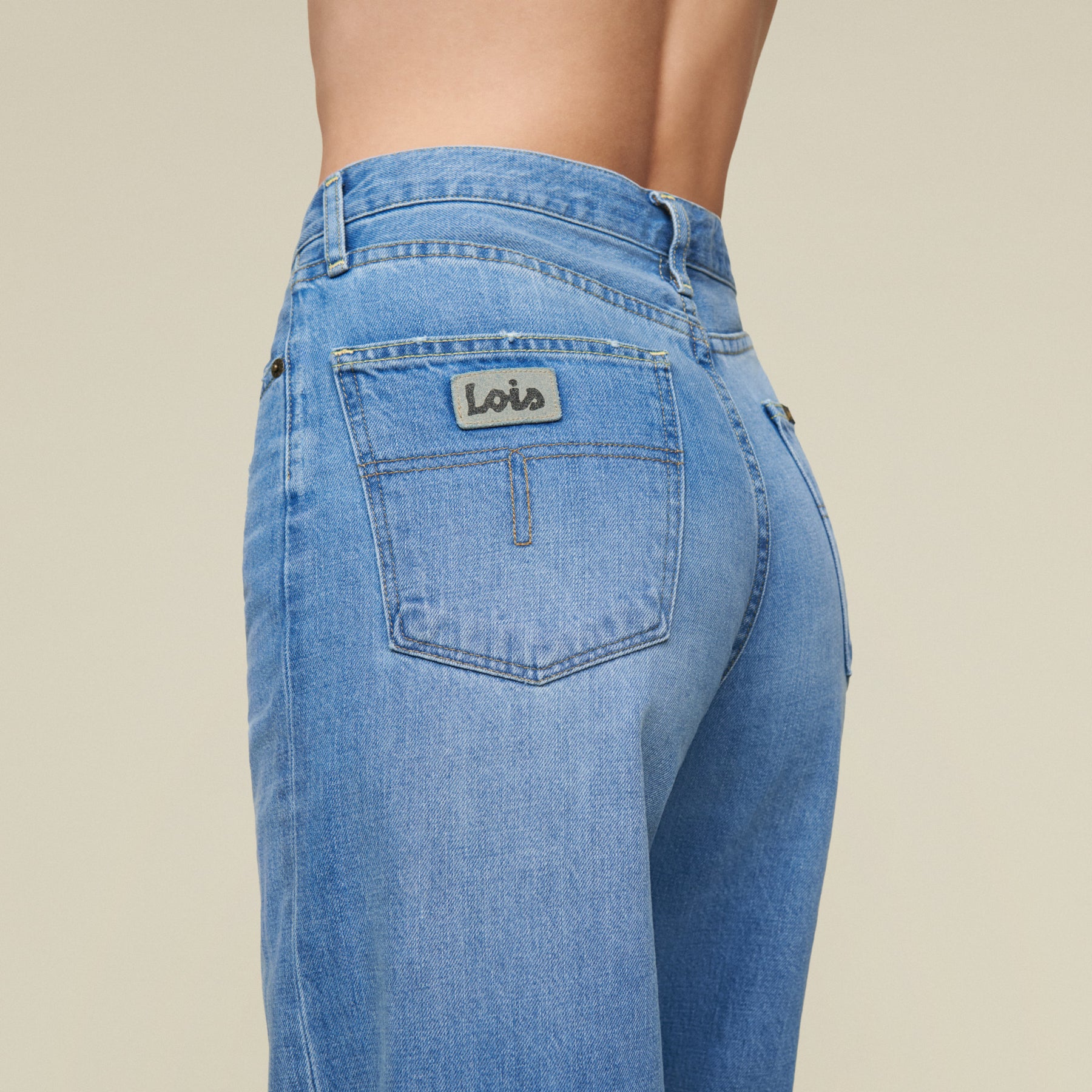 Lois Jeans Skater Loose - Miller Pale