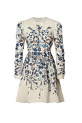 Leoni Silk Blend Mini Dress - Coastal Florals