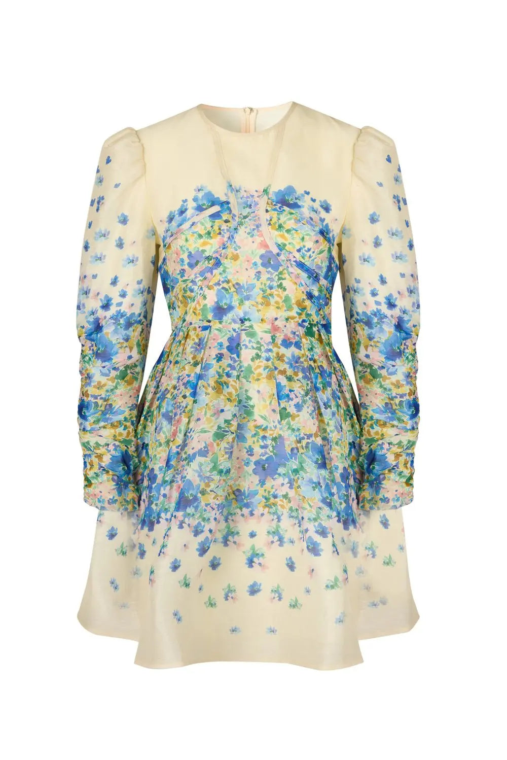 Leoni Silk Blend Mini Dress - Ditsy