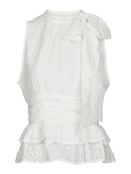 Ansol Emb Top - Off White