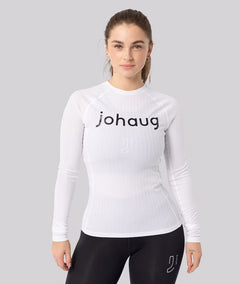 Rib Tech Long Sleeve - White