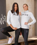 Rib Tech Half Zip - White