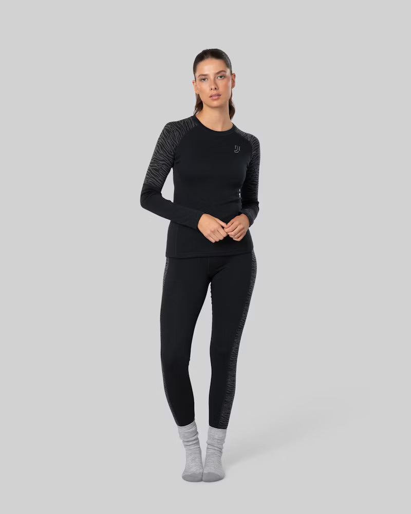 Elevate Wool Long Sleeve - Svart