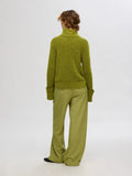 Sia Ras Ls Knit High Neck - Cardamom Seed Melange