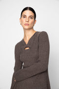 Melody Knit - Dark Taupe Melange