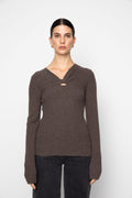 Melody Knit - Dark Taupe Melange