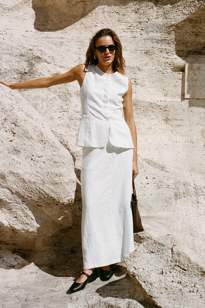 Nelli Skirt - White
