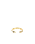 Aperto Pavé Ring - Guld
