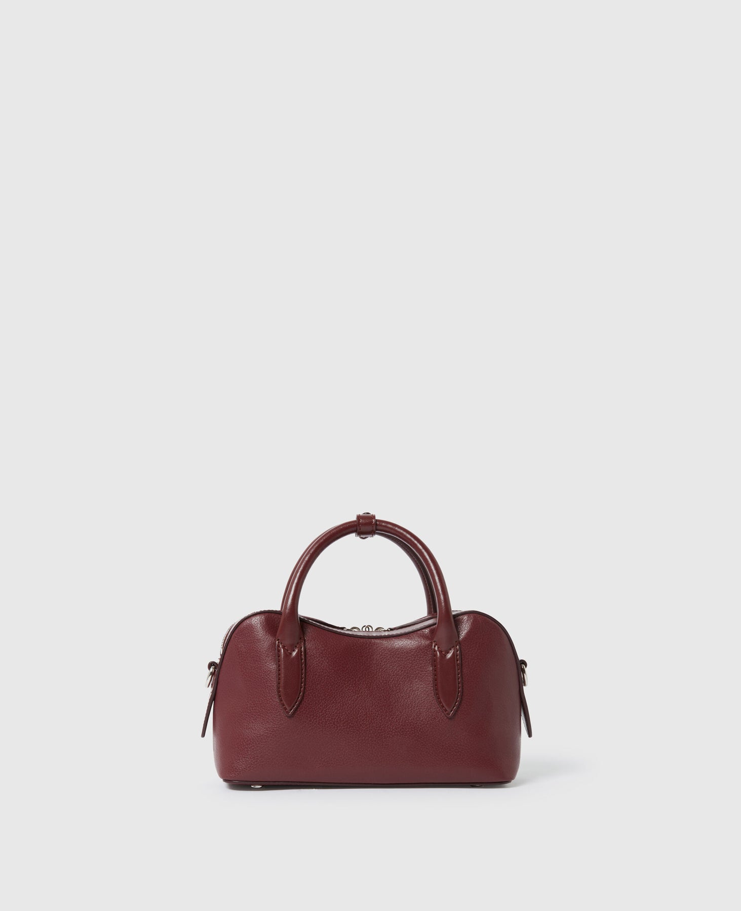 Stella Ryder Small Bag Embossed Grainy Eco Alter Mat - Bordeaux