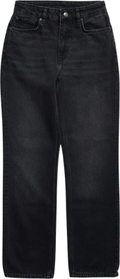 W Regular Jeans - Black Washed