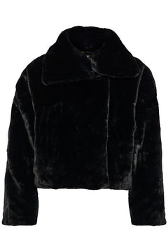 YonekoIW Short Coat - Black