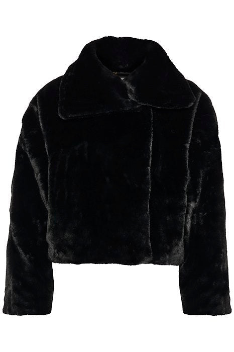 YonekoIW Short Coat - Black
