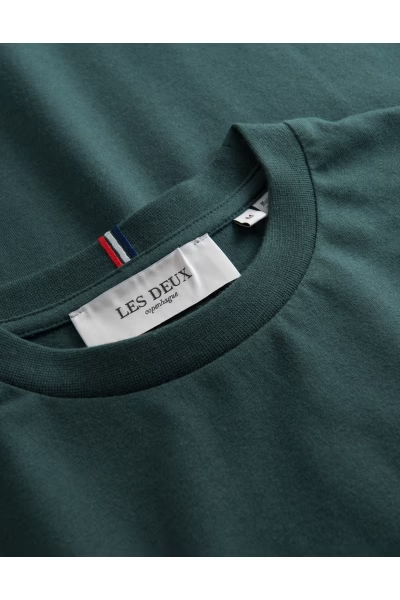 Nørregaard T-Shirt - Seasonal - Pine Green/Orange