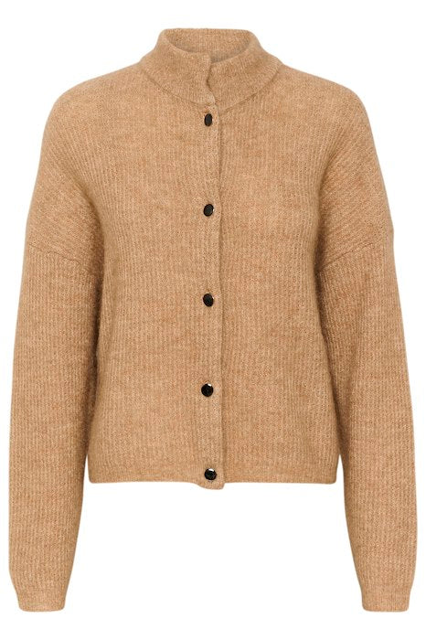 DebbieGZ Short Cardigan - Camel Melange