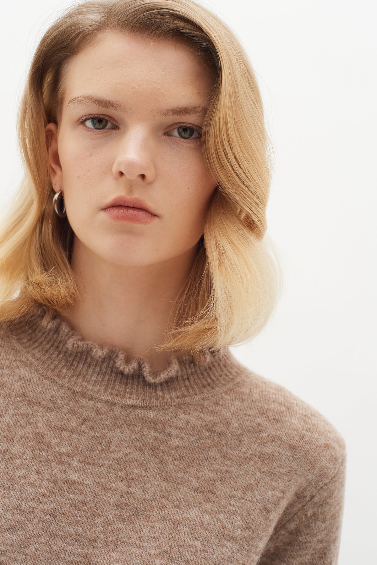 AnajaIW Pullover - Sandy Grey Melange