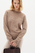 AnajaIW Pullover - Sandy Grey Melange