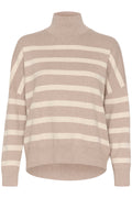 TenleyIW Turtleneck Pullover - Sandy Grey Melange/Haze