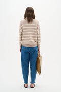 TenleyIW Turtleneck Pullover - Sandy Grey Melange/Haze