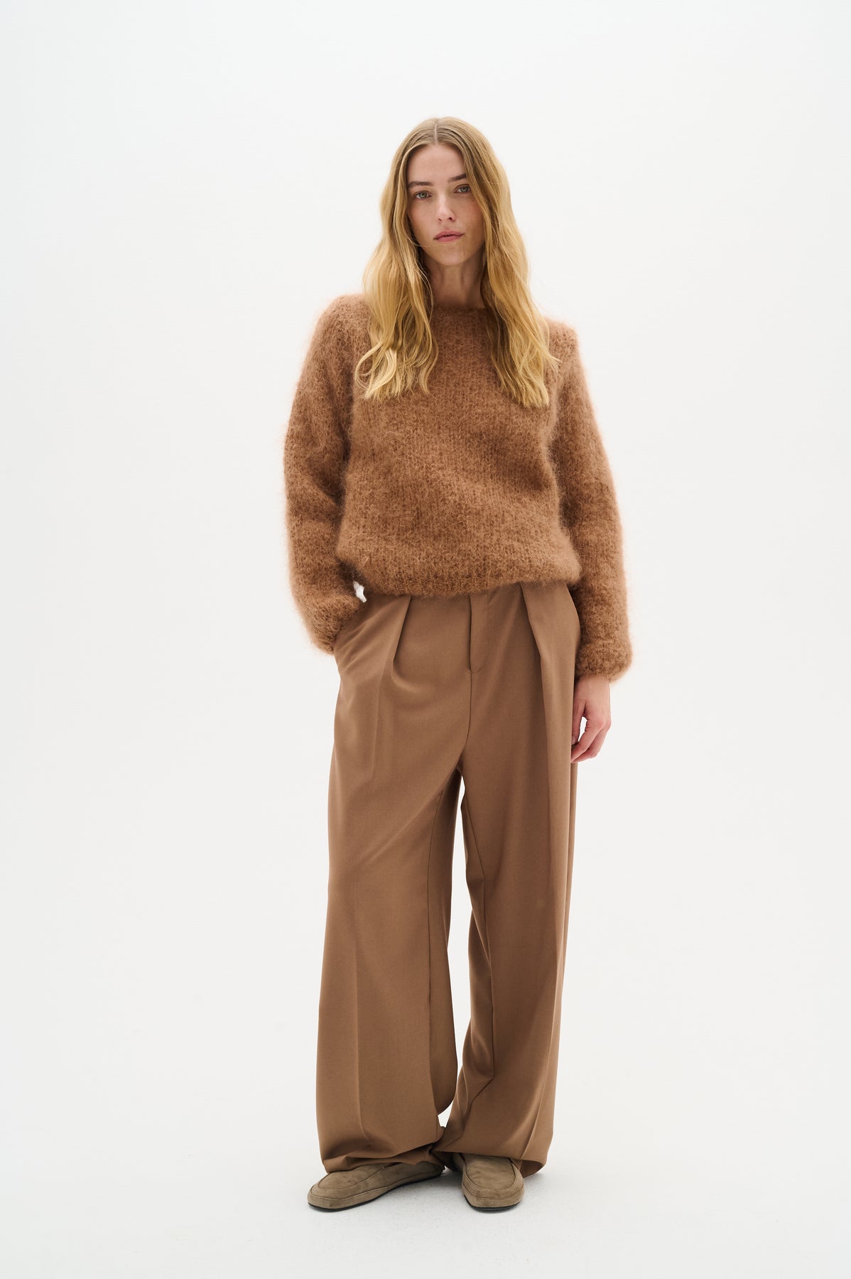 JetraIW Pullover - Tobacco Brown