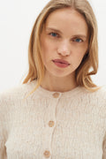 JunahIW Cardigan - Haze Melange