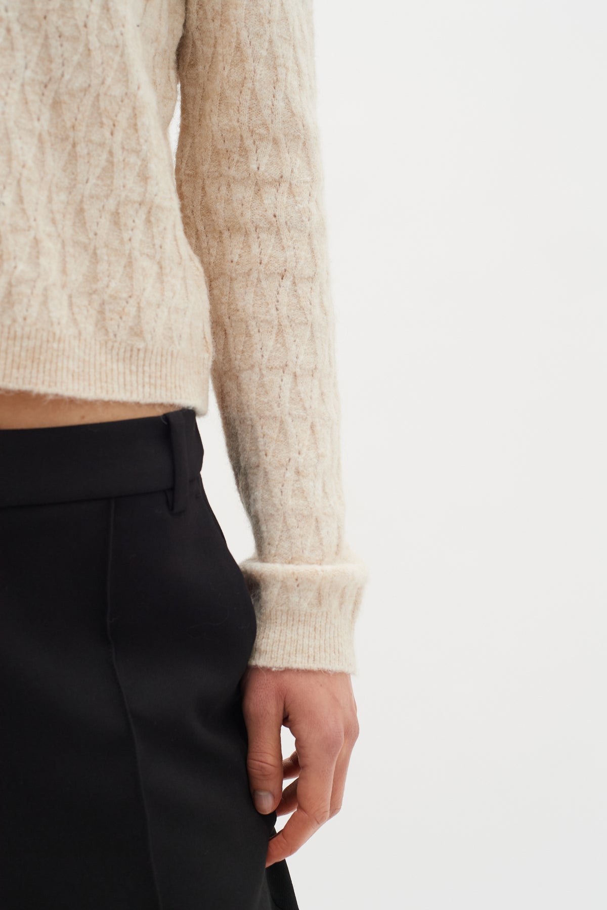JunahIW Cardigan - Haze Melange