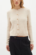 JunahIW Cardigan - Haze Melange